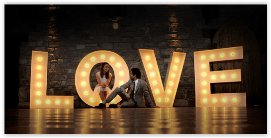 Birthday Party RENTAL Light Up Letters Large Marquee Letters for Rent –